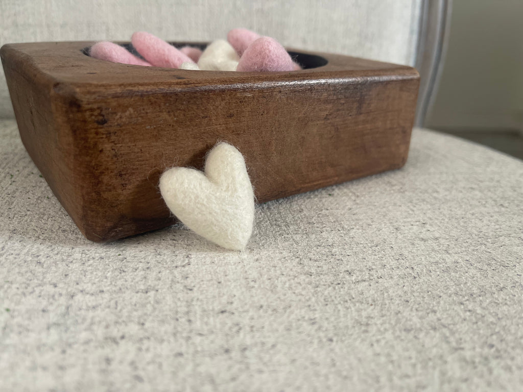 Felted Wool Heart