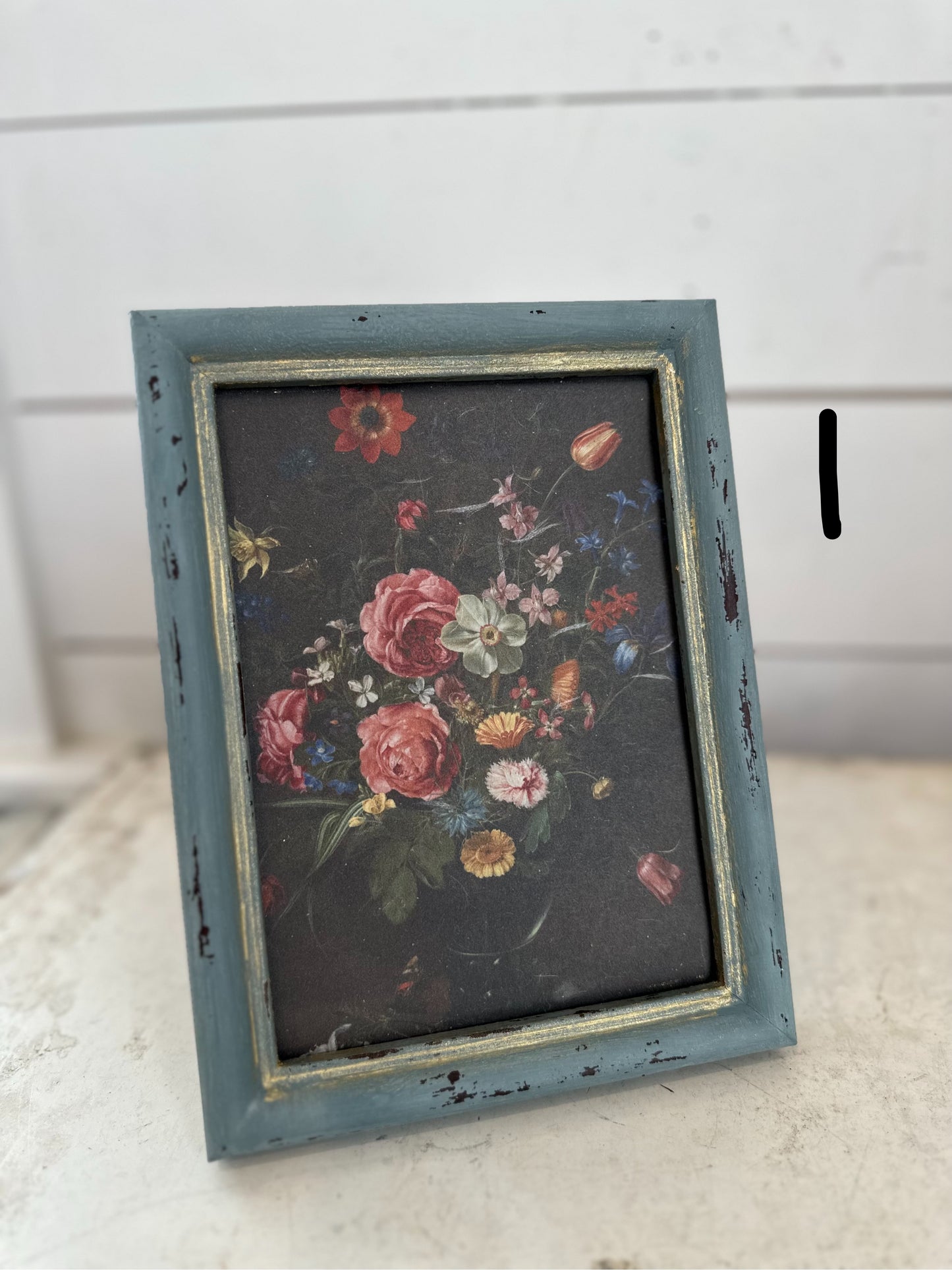 Small Floral Prints - Hand Painted Frames
