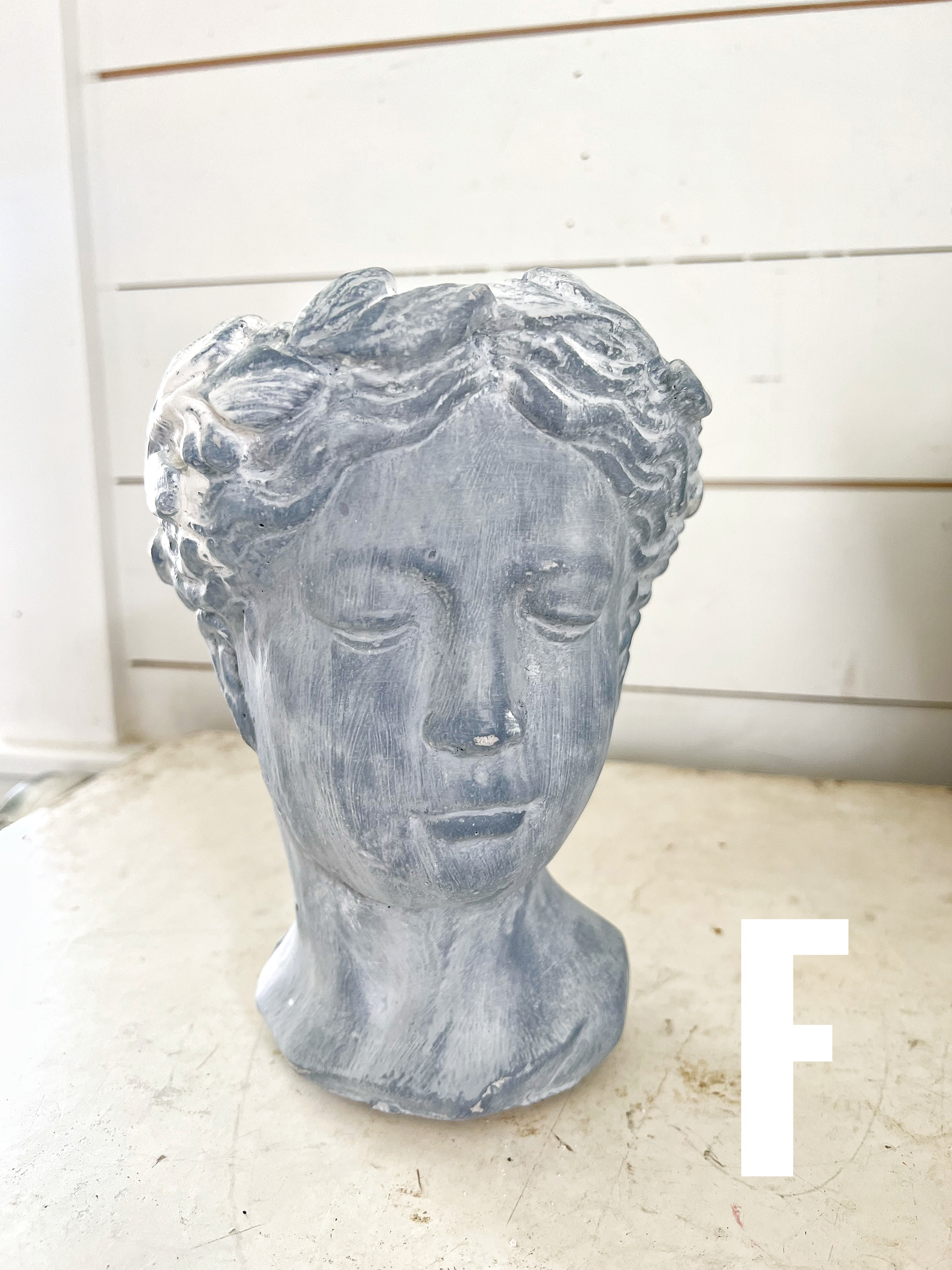Hand Painted Bust Pots