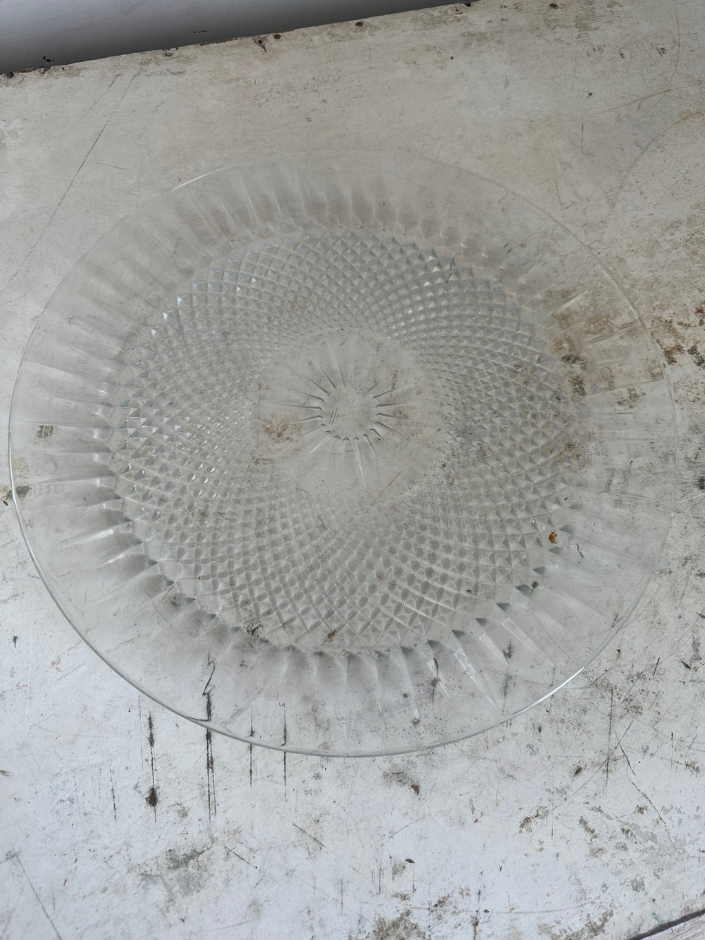 Vintage Glass Plate
