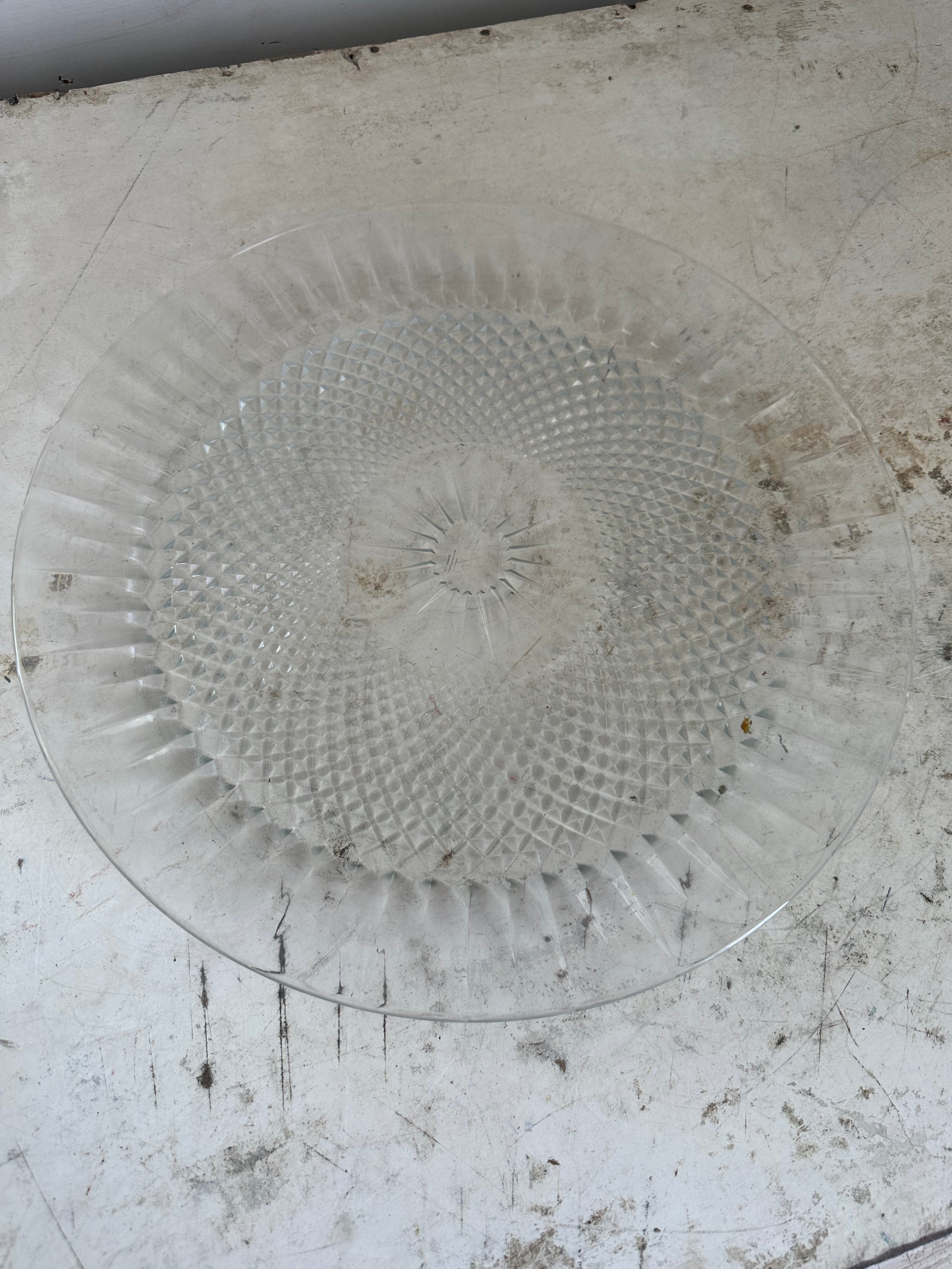 Vintage Glass Plate