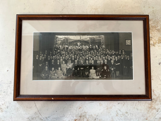 Vintage Panoramic Group Photo