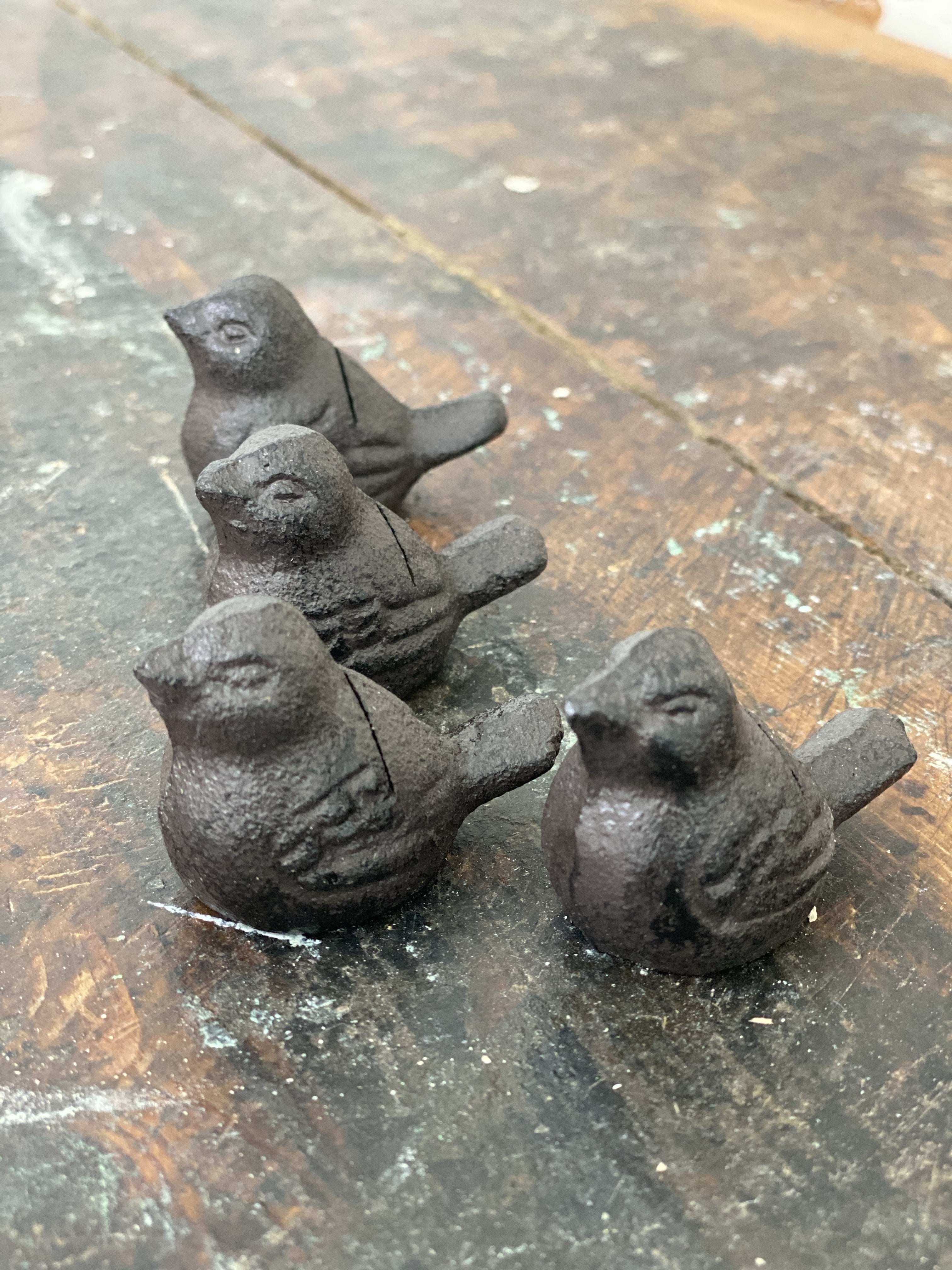 Cast Iron Place Card Holder/Set of 4