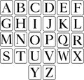 Uppercase Letters | JRV Stencils JRV Stencils