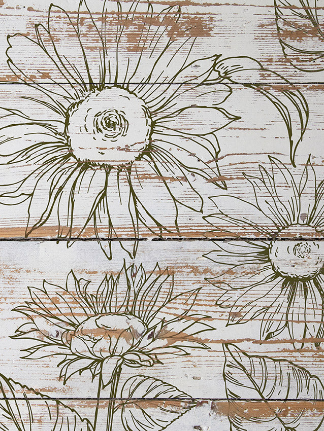 Iron Orchid Designs Sunflowers | IOD Stamp