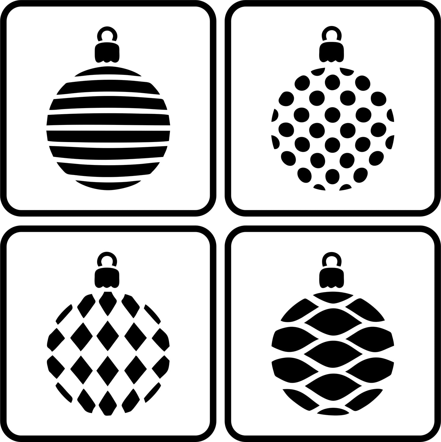 Christmas Balls | JRV Stencils