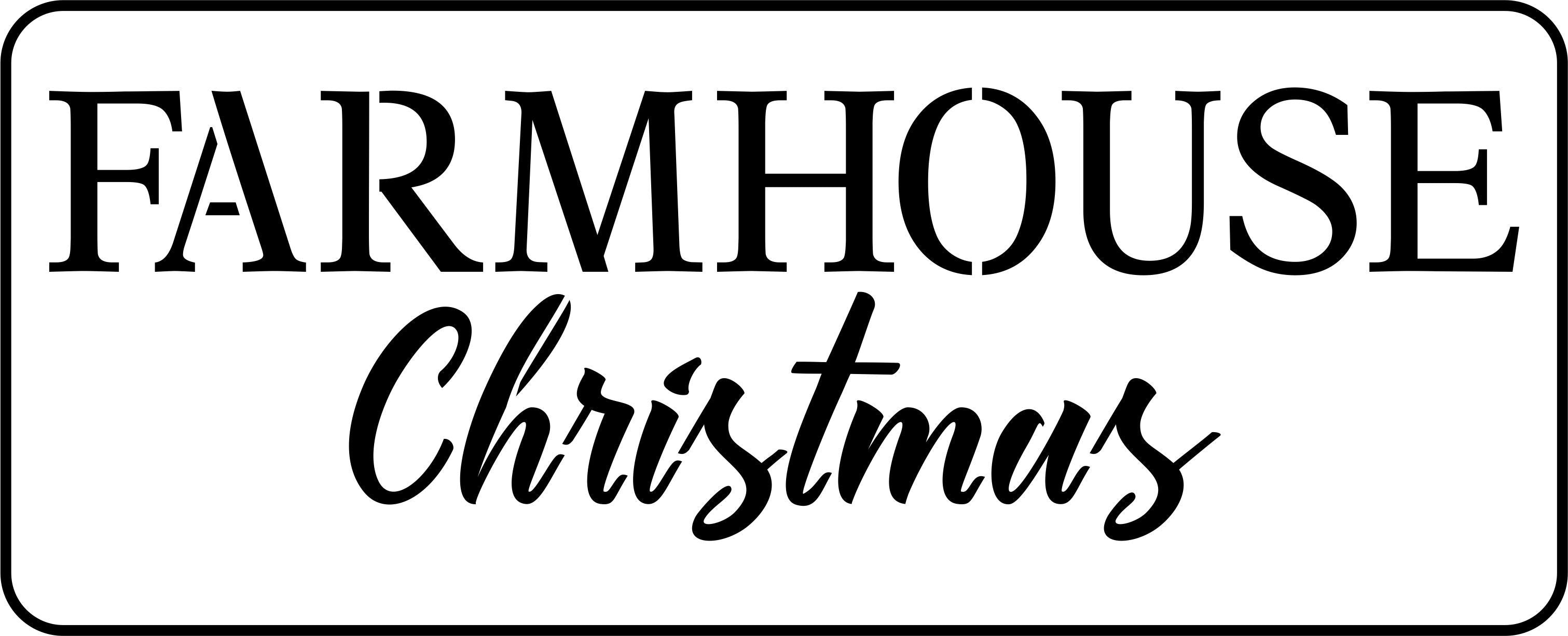 Farmhouse Christmas | JRV Stencils