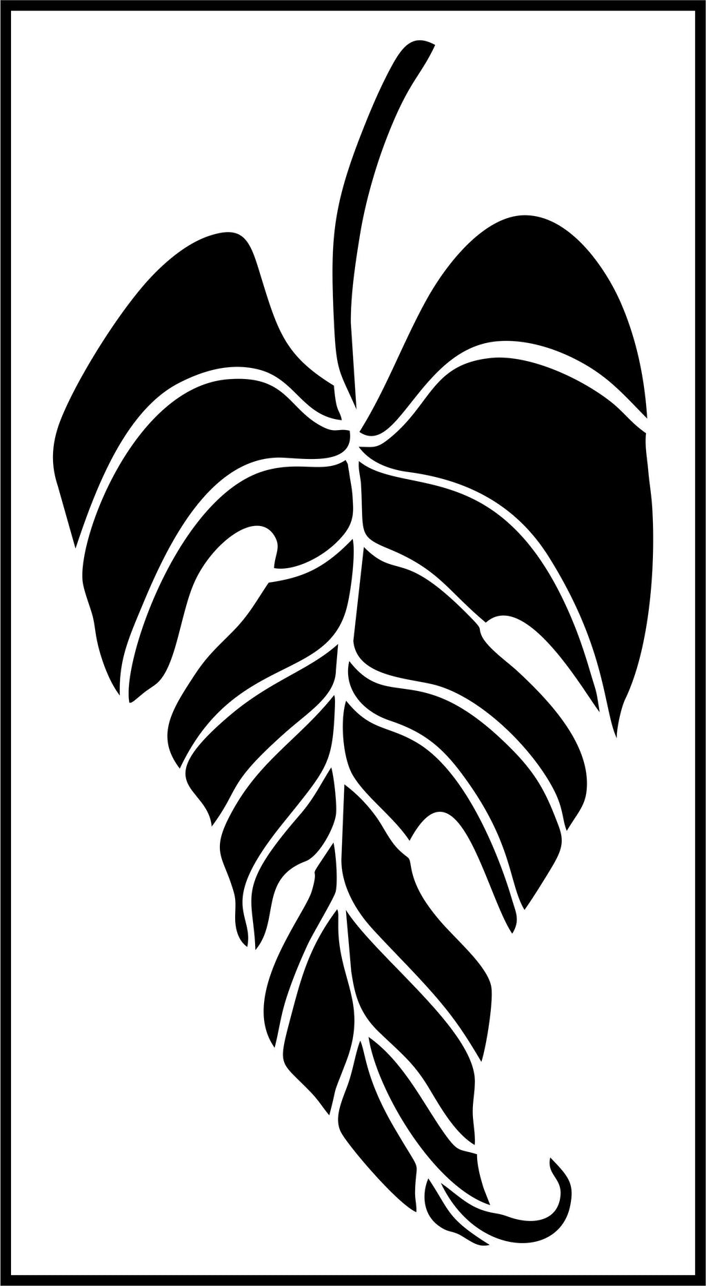 Large Leaves | JRV Stencils