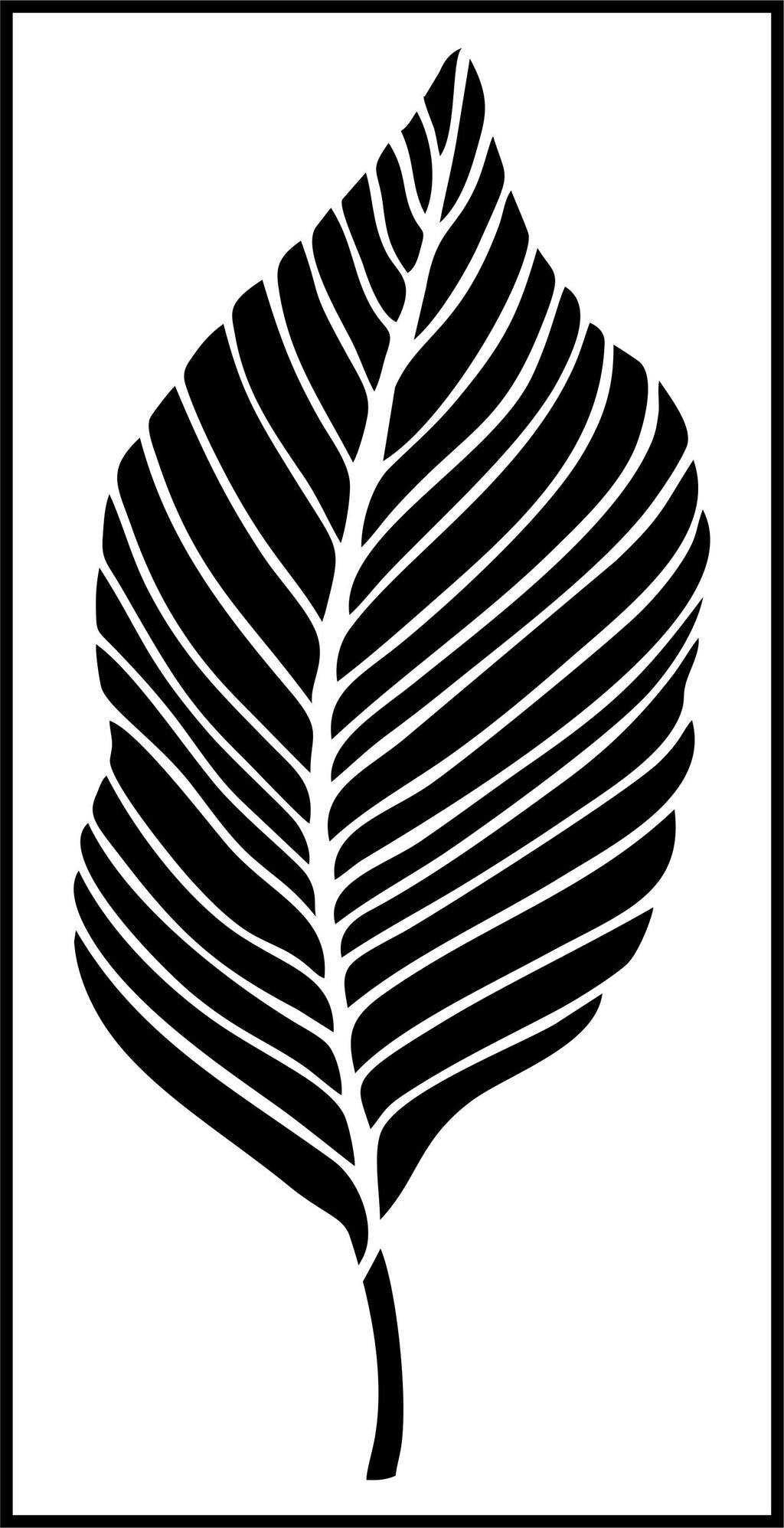 Large Leaves | JRV Stencils