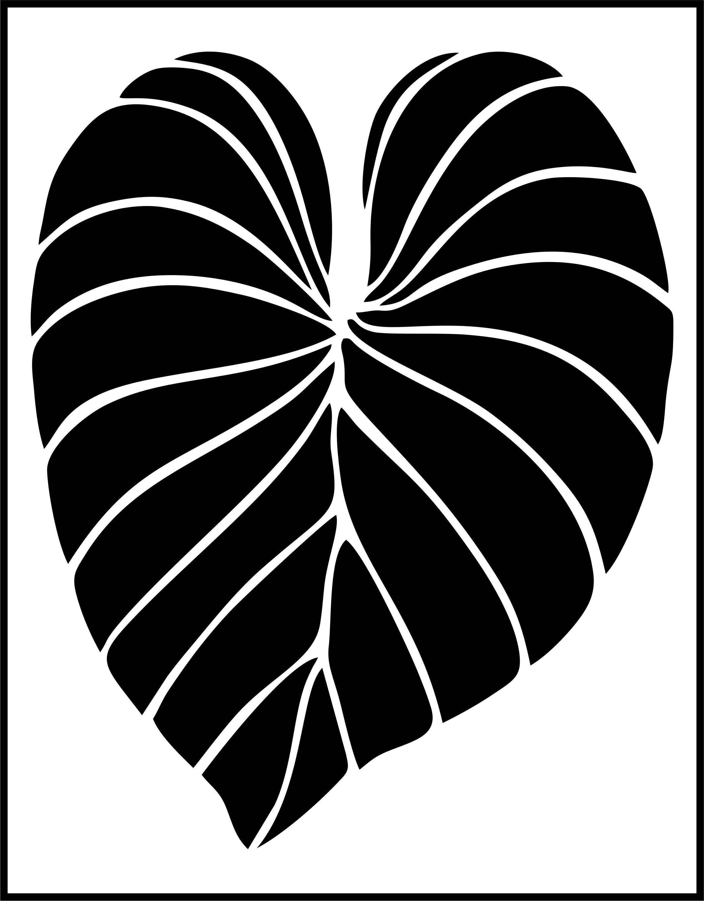 Large Leaves | JRV Stencils