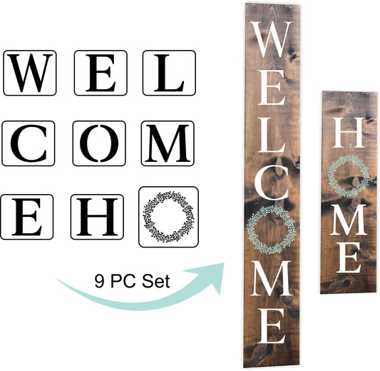 Welcome and Home Stencils | JRV Stencils