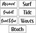 Ocean Words Pack | JRV Stencils
