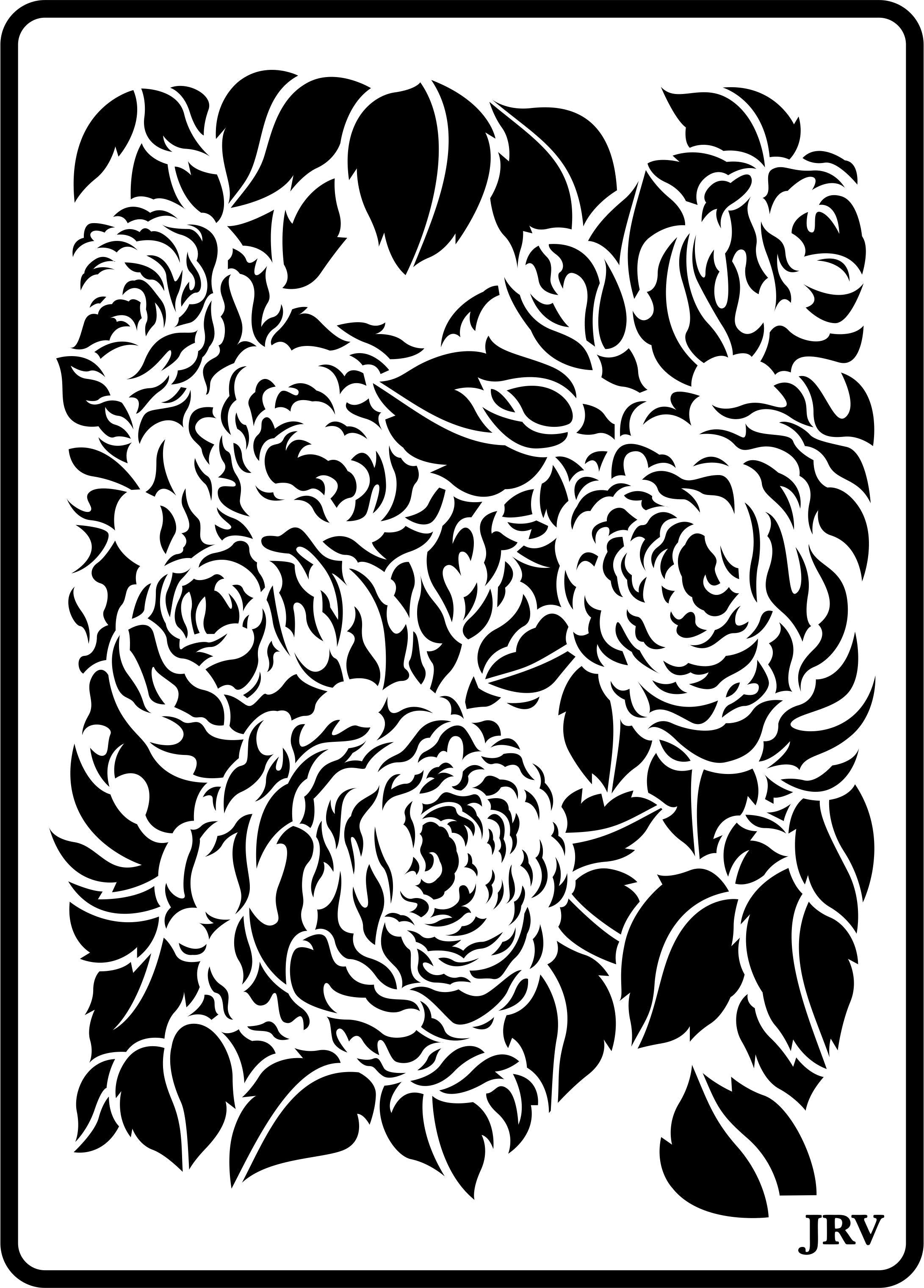 Peonies | JRV Stencils