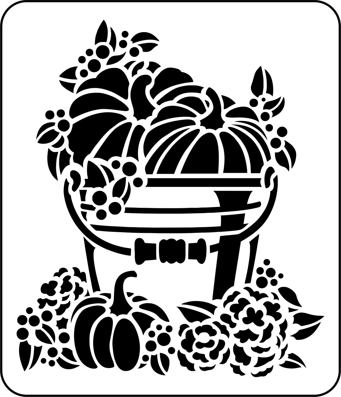 Pumpkin Bucket | JRV Stencils