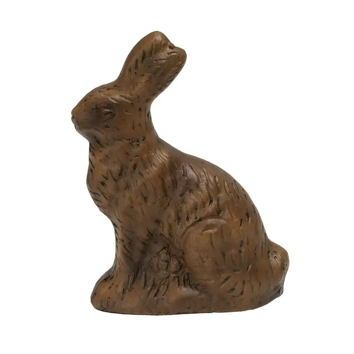 Resin Chocolate Bunny Figure