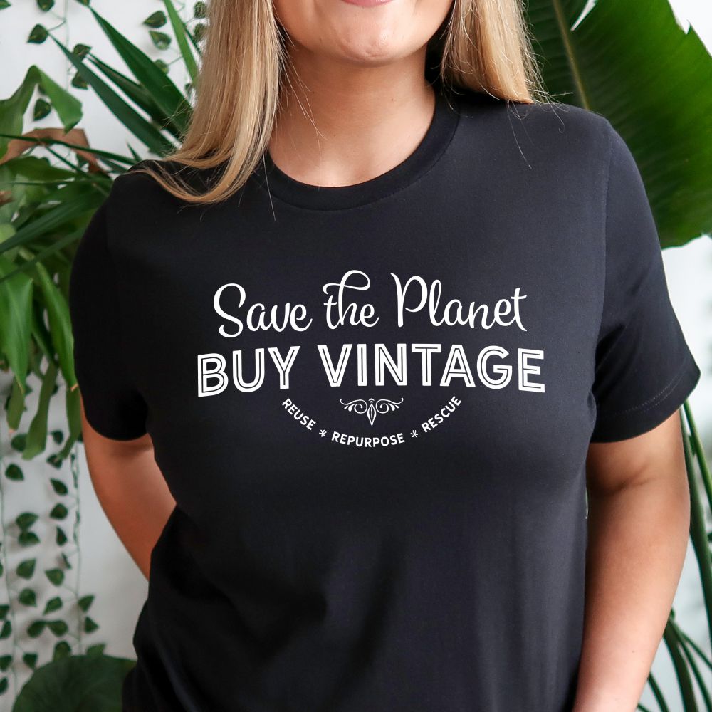 Save The Planet Buy Vintage Graphic Tee.