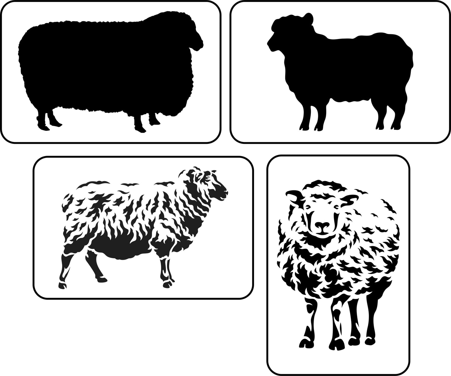 Silhouette Sheep | JRV Stencils