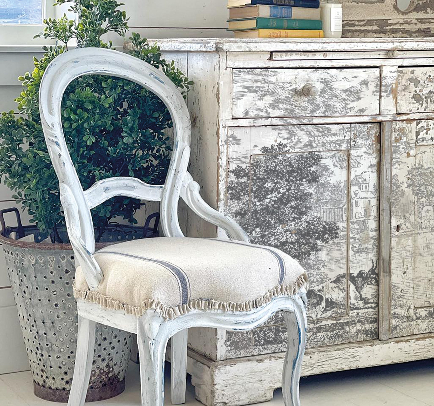 Summer Villa | Paint Inlay | IOD Iron Orchid Designs