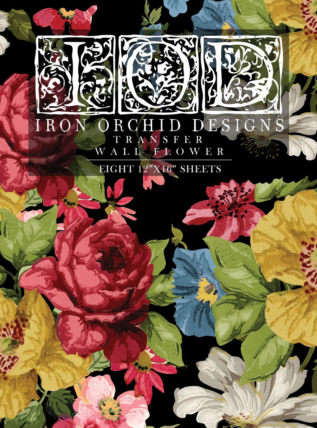 Wall Flower | Transfer | IOD Iron Orchid Designs