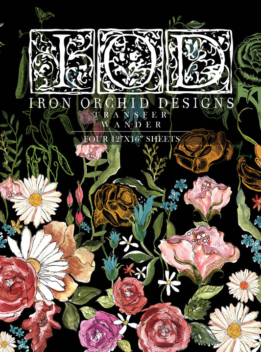 Iron Orchid Designs Wander | IOD Transfer